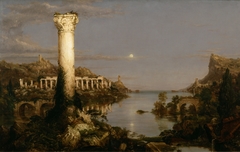 The Course of Empire: Desolation by Thomas Cole