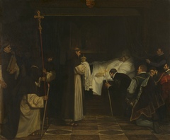 The death of Charles V by Charles de Groux