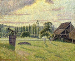 The Delafolie Brickyard at Éragny by Camille Pissarro