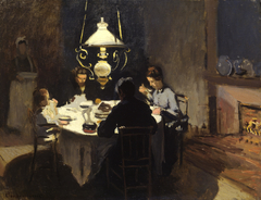 The Dinner by Claude Monet