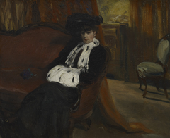 The Ermine Muff by William Glackens