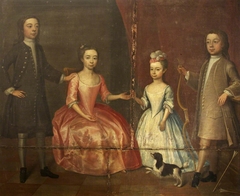 The Four Children of John Ivory Talbot: John (1717-1778); Thomas (1719-1758); Martha (1720-1790); and Ann (1723-1752) by Anonymous