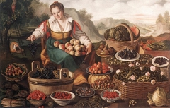 The Fruit Seller by Vincenzo Campi