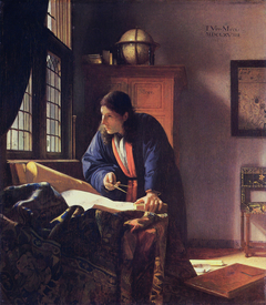 The Geographer by Johannes Vermeer