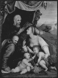 The Holy Family with St Anne and Young St John the Baptist by Anonymous