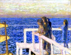 The Jetty at Cannes by Pierre Bonnard