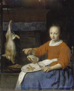 The Kitchenmaid by Gabriël Metsu