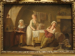 The Laundresses by Marie Marc Antoine Bilcoq