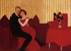 The Lie by Félix Vallotton