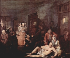 The Madhouse by William Hogarth