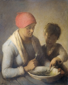 The Meal by Auguste Boulard