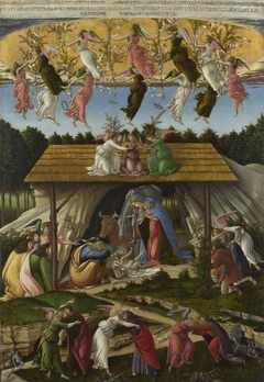 Mystic Nativity by Sandro Botticelli