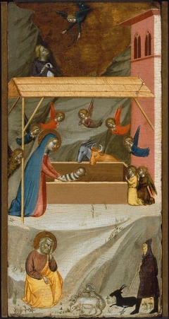 The Nativity and the Annunciation to the Shepherds by Bernardo Daddi