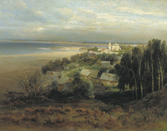 The Pechersky Monastery Near Nizhny Novgorod by Alexei Kondratievich Savrasov