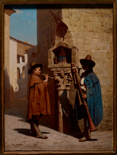 The Pifferari by Jean-Léon Gérôme