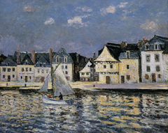 The Port of Saint-Goustan by Maxime Maufra