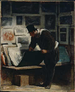 The Print Collector by Honoré Daumier