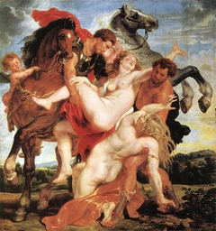 The Rape of the Daughters of Leucippus by Peter Paul Rubens