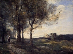 The Ruin by Jean-Baptiste-Camille Corot