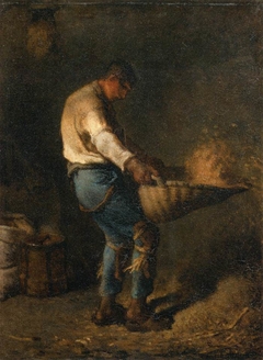 The Winnower by Jean-François Millet