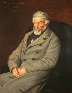 Thomas Carlyle, 1795 - 1881. Historian and essayist by Alphonse Legros