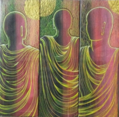 THREE MONKS by Bharti Sharma