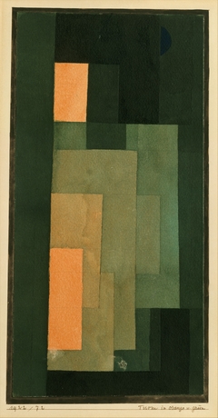 Tower in Orange and Green by Paul Klee