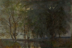 Trees by the Váh by László Mednyánszky