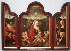 Triptych of Pompeius Occo and his Wife  Gerbrich Claesdr. by Jacob Cornelisz van Oostsanen