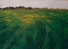 Un champ d'avoines vertes by Félix Vallotton