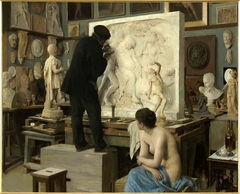 Un coin d'atelier by Édouard Joseph Dantan