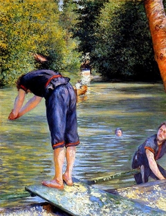 Swimmer (Bather) Preparing to Dive by Gustave Caillebotte