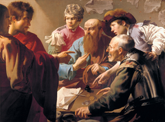 The Calling of St. Matthew by Hendrick ter Brugghen