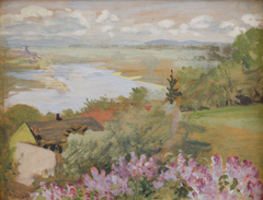 Valley of the Vistula from Zwierzyniec by Jacek Malczewski