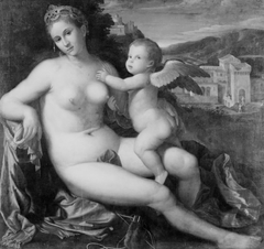 Venus and Cupid by Palma Vecchio