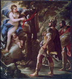 Venus Giving Arms to Aeneas by Luca Giordano