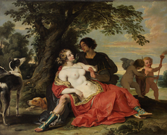 Venus und Adonis by Abraham Janssens I