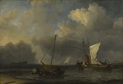 Vessels off the Dutch Coast in a Moderate Breeze by Willem van de Velde the Younger