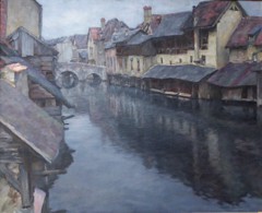 Vieux lavoirs sur l'Eure by Henri Villaine