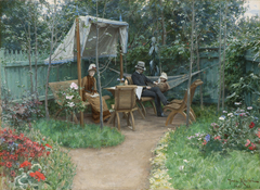 View of a Garden, Linköping by Johan Krouthén