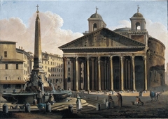 View of Pantheon by Ferdinando Partini