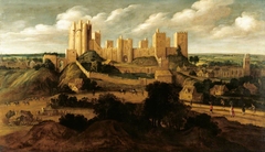 View of Pontefract Castle by Alexander Keirincx