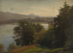 View of the Mondsee by Hans Gude