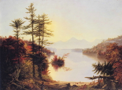 View on Lake Winnipiseogee by Thomas Cole