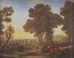 Village Fête by Claude Lorrain