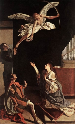 Vision of St. Cecilia by Orazio Gentileschi