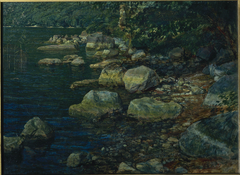 Water and Stones near Palazzuola by Alexander Andreyevich Ivanov