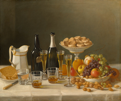 Wine, Cheese, and Fruit by John F Francis