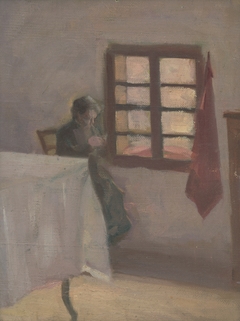 Woman by a Window by Eduard Putra