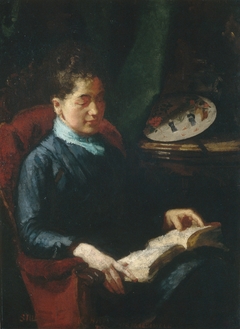 Woman Reading by Susan Macdowell Eakins